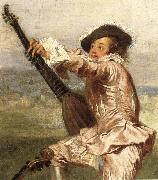 Jean-Antoine Watteau Details of The Music-Party oil painting artist